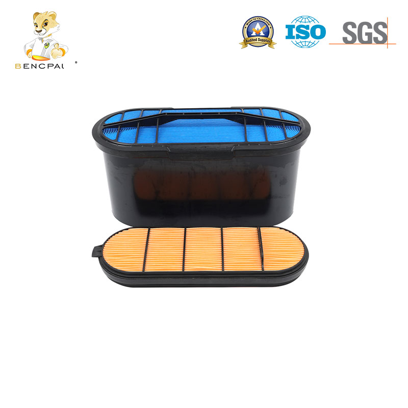 Filtro dell'aria a nido d'ape con flusso d'aria ottimizzato per camion pesanti con prestazioni di filtraggio efficienti F1141000010